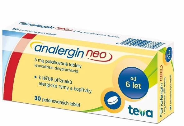 Teva Analergin Neo 5 mg 30 tbl. od 139 Kč
