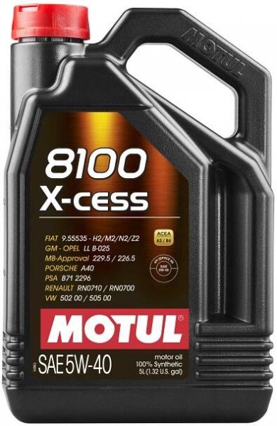 Motorový olej MOTUL 8100 X-CLEAN EFE 5W30 5l BMW Longlife-04 DEXOS 2, 109471