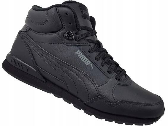 Pánské zimní zateplené boty Puma ST Runner 38763801 vysoké černé 44,5 Barva podrážky černá