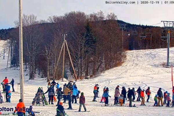Skiing in Bolton Valley vermont
