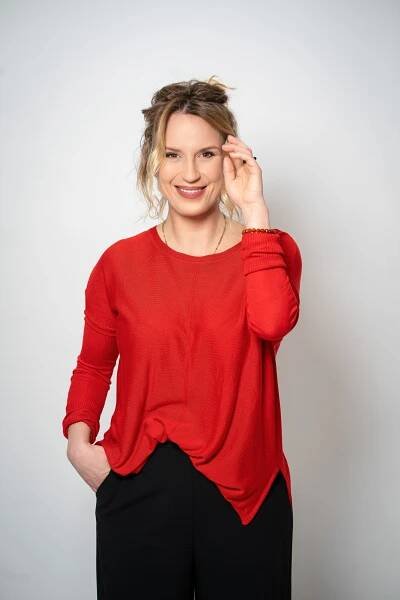 Herečka Kristína Madarová.