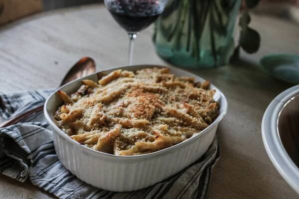cauliflower mac and cheese - Abigail Albers