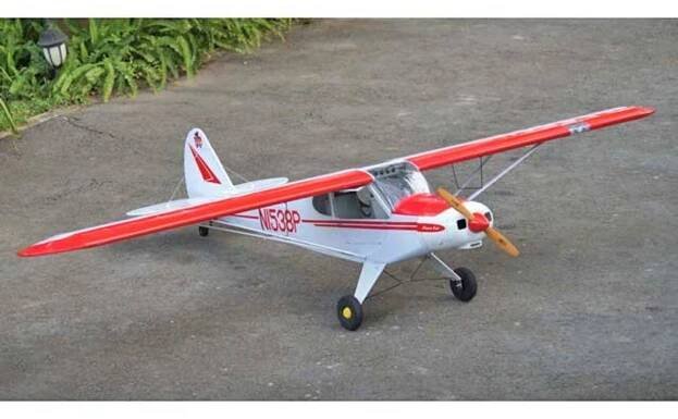 VQ Piper PA-18 BIG RC model motorového letadla ARF 2710 mm