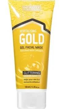 Beauty Formulas Gold gelová maska s kolagenem 100 ml