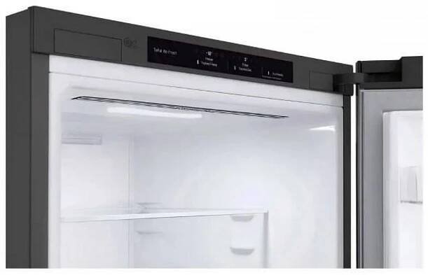 Chladnička s mrazničkou LG GBP62PZNAC stříbrná barva
