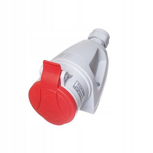 PEVNÁ IZOLAČNÁ ZÁSUVKA MINI 16A 5P 380V AC IP44 ELEKTROMET GSM16A-5