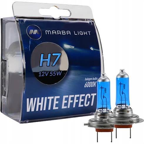 ŽÁROVKY MARBA LIGHT H7 55W BÍLÉ XENON LED 12V