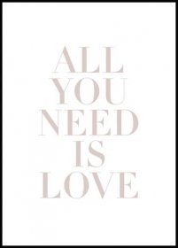 All You Need is Love Plakát