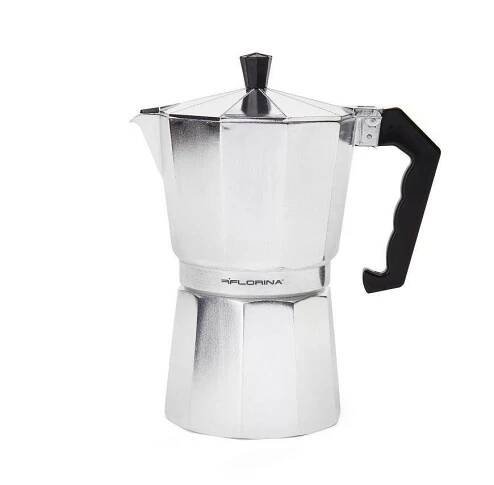 Kafetier hliníkový espresso maker Kávovar 8 šálků alu Florina
