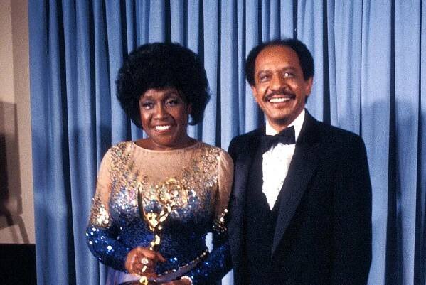 Actress Isabel Sanford and actor Sherman Hemsley attend the 33rd Annual Primetime Emmy Awards