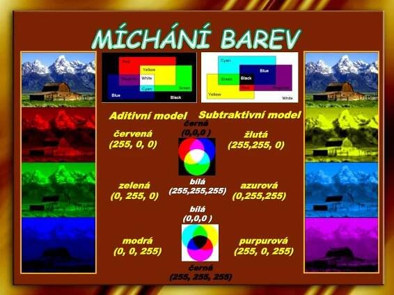 PPT - MÍCHÁNÍ BAREV PowerPoint Presentation, free download - ID:5161651