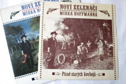 LP - Noví Zelenáči Mirka Hoffmanna – Písně Starých Kovbojů  (d4) - Hudba