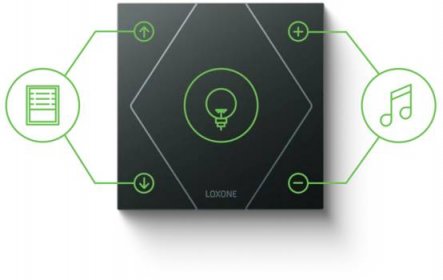 Jednotné ovládání tlačítkem LOXONE
