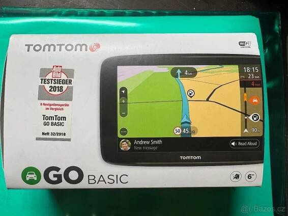 Navigace TOMTOM go basic 6 - Cheb