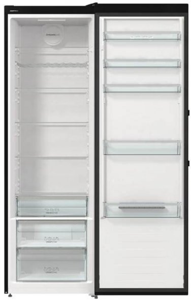 Volně stojící jednodveřová chladnička Gorenje R619EABK6, černá, EcoMode