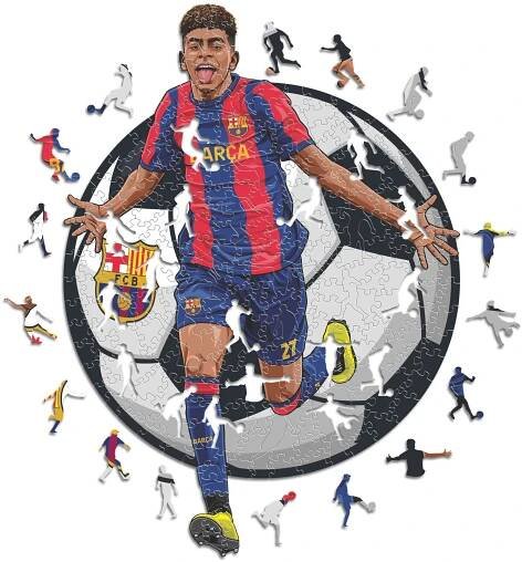 Dřevěné puzzle BARCELONA FC Yamal 150 ks
