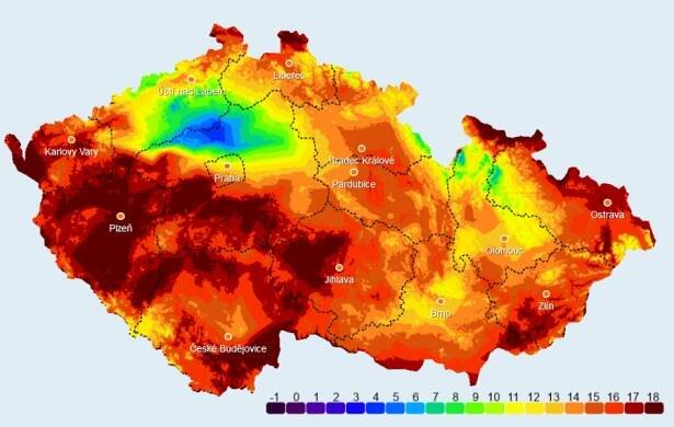 Teploty překračují 20 °C, na Slovensku vyrovnali absolutní rekord pro zimu