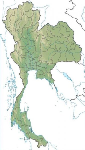 Soubor:Thailand location relief map.svg – Wikipedie