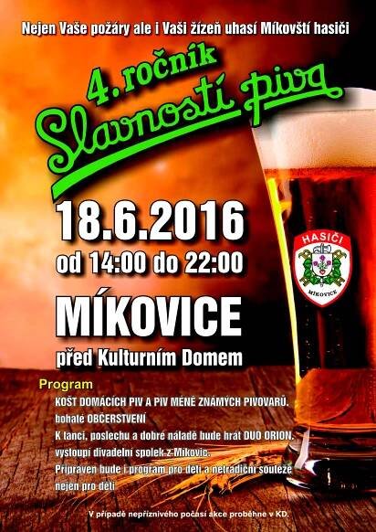 Nejen Vaše požáry ale i Vaši žízeň uhasí Míkovští hasiči 1