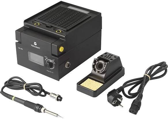TOOLCRAFT LSL-951 Pájecí stanice s LED osvětlením a odsáváním pájecích výparů digitální 80 W 160 - 480 °C : Půhy.cz