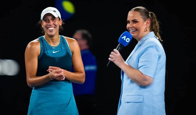 Madison Keys and Jelena Dokic