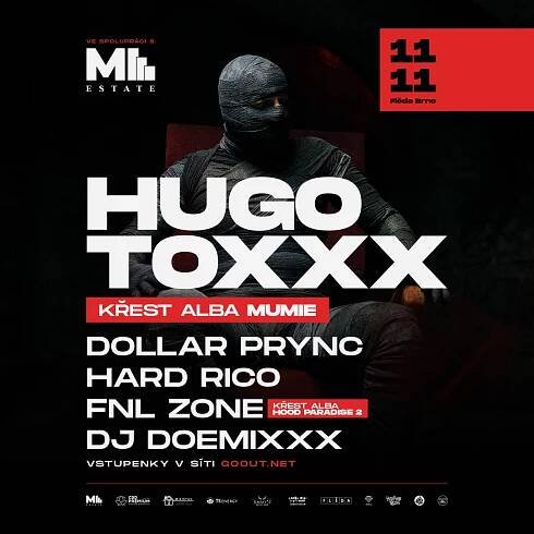 Hugo Toxxx, Hard Rico, FNL Zone a Dollar Prync se chystají navštívit Flédu. Chceš být u toho a zdarma? - HipHopStage.cz