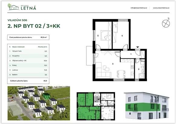 2.NP byt 02 | Resort Letná