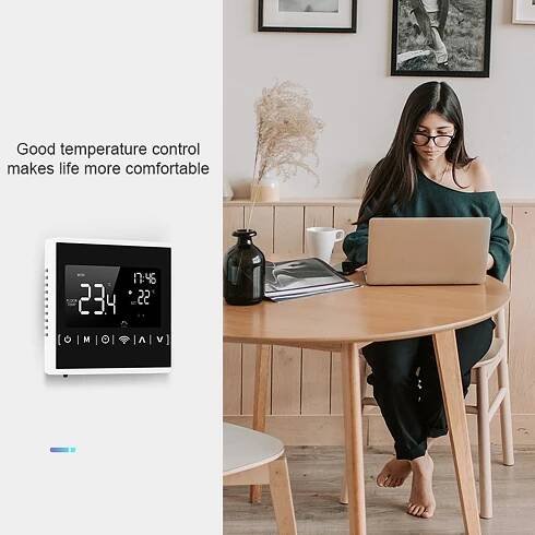 MEIH 85-250V Wi-Fi Smart Thermostat Wöchentlich programmierbarer Thermostat APP-Steuerung Hintergrundbeleuchtung LCD-Wasserheizungstemperaturregler