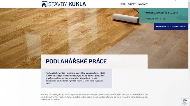 Podlahy a podlahářské práce - Stavby KUKLA