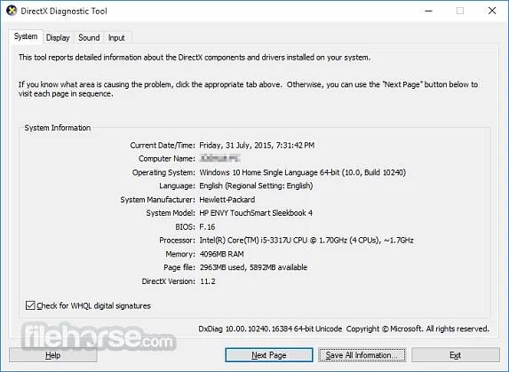 DirectX 11 Screenshot 1
