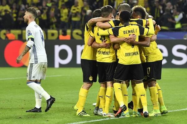 Real dvakrát viedol, no z Dortmundu si odnáša iba bod. Juventus a FC Kodaň so suverénnymi víťazstvami