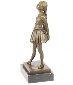 Malý tanečník ve věku čtrnácti Bronzová socha Edgar Degas - Starožitnosti a umění