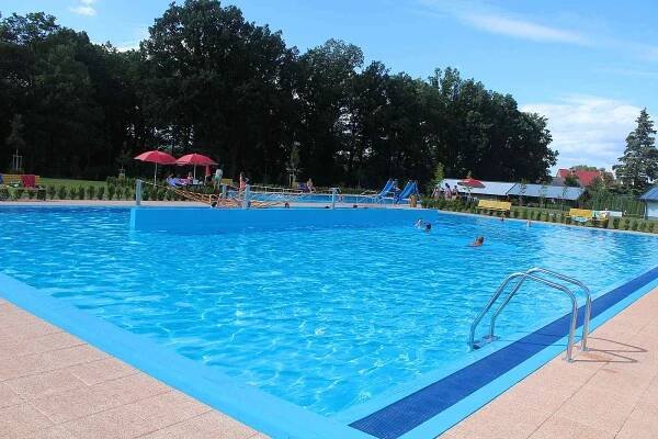 Nově zrekonstruované koupaliště v Janovicích nad Úhlavou.