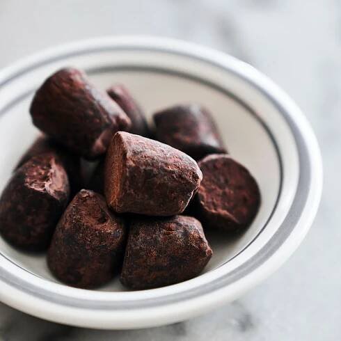 Čokoládové lanýže s popcornem 110 g
