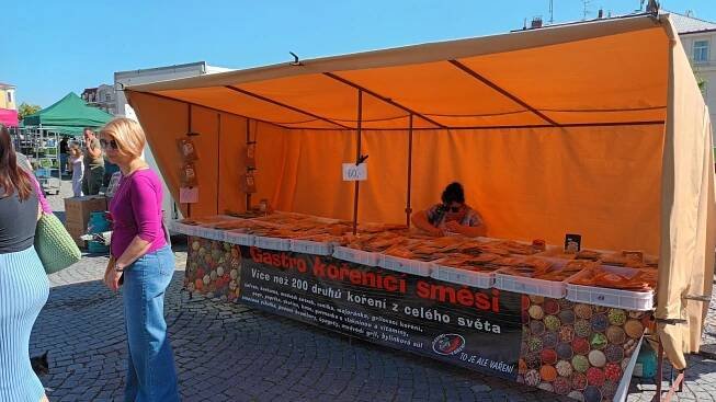Trh na náměstí Jana Žižky z Trocnova v Čáslavi