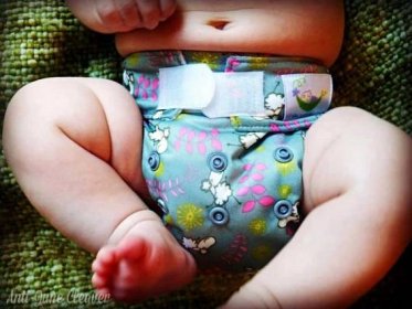 Sweet Pea newborn cloth diaper review - newborn AIO