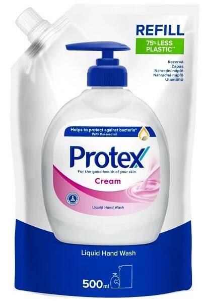 Protex Cream tekuté mýdlo na ruce náhradní náplň 500 ml