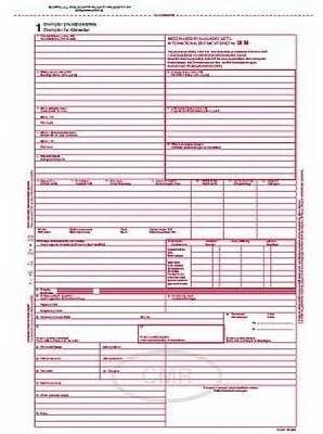 Mezinárodní list CMR 5 listů NCR propisovací