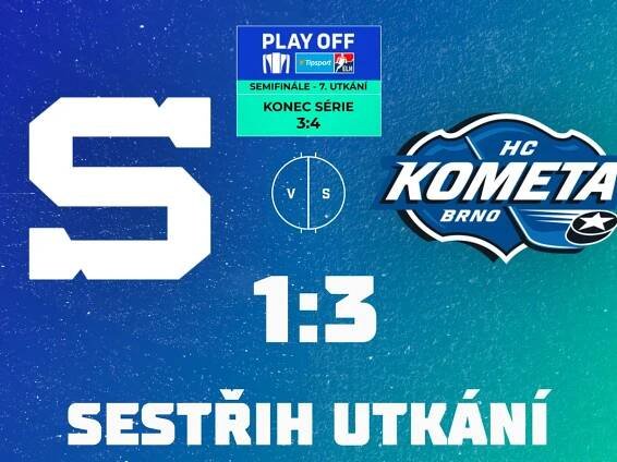 Kometa Brno: Logo a zápasy hokejových mistrů