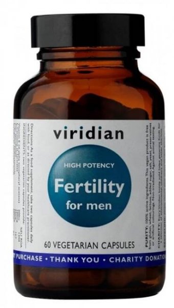 Viridian Fertility for Men 60 kapslí