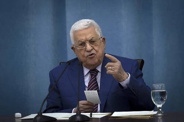 Palestínsky prezident Mahmúd Abbás.