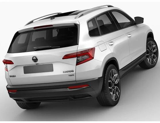 Příčníky Thule Evo Škoda Karoq 2018- s podélníky