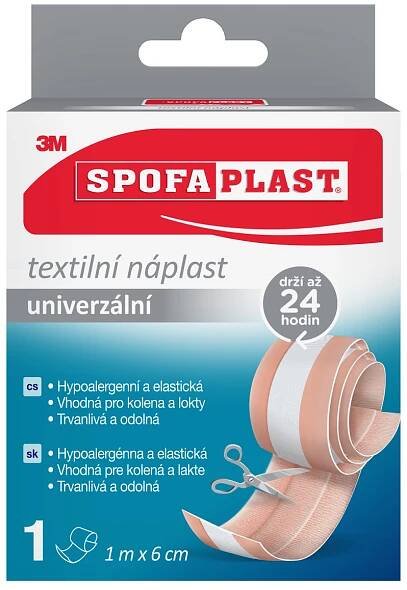3M Spofaplast 154 Textilní elastická náplast 1 m x 6 cm 1 ks