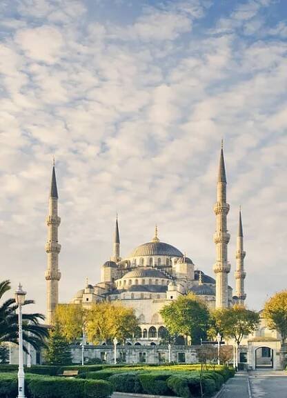 Modrá mešita Istanbul, mešita Sultána Ahmeda, Turecko — Stock obrázek