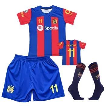 Numberoplus Dětský fotbalový dres + fotbalové ponožky FC Barcelona - Neymar JR11 Velikost: 12 roky (vel.146)