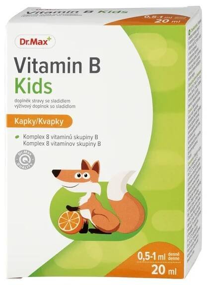 Dr. Max Vitamin B Kids 1×20 ml, B-komplex pre deti
