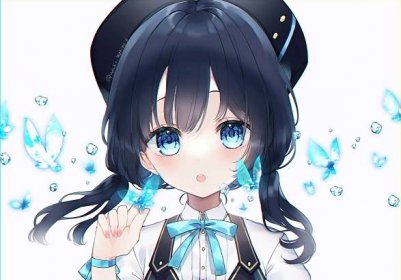 Blue Eyes Lolita Girl Profile Wallpaper