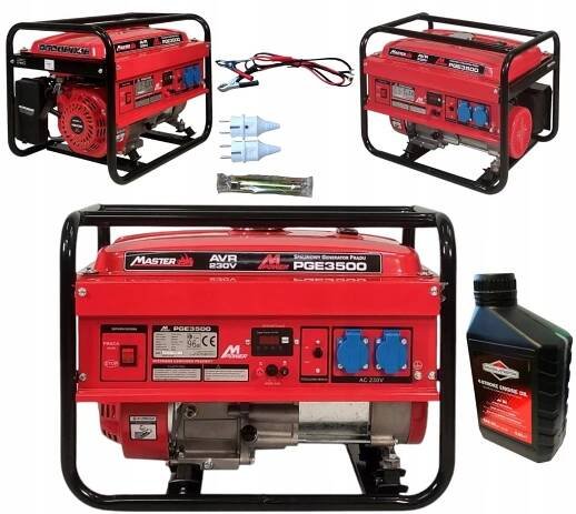 ELEKTROCENTRÁLA GENERÁTOR PROUDU 2,8kW 230V 7,0KM OLEJ BRIGGS 0,6L