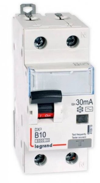 Proudový chránič Proudový spínač Legrand 400 V IP20 25 A