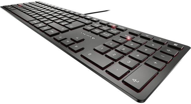 CHERRY KC6000 Slim USB klávesnice německá, QWERTZ černá